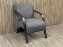 Ver imagem 1 de Poltrona 1 Lugar Braço Madeira Suede Cinza 605 México
