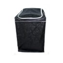 Ver imagem 1 de Capa De Maquina De Lavar Com Zíper Brastemp 8kg (antiga) 10kg 11kg 12kg Ge 8kg 10kg 10,2kg - PRETA