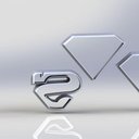 Ver imagem 1 de Cortador Heróis Superman Modular Tamanho 6cm