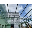 Ver imagem 2 de Telha de Policarbonato Onda Alta Proteção UV Resistente Leve Passagem de Luz Natural Cristal