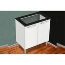 Ver imagem 4 de Módulo Cozinha Bertolini Evidence Balcão p/ Cooktop 7174 c/ 2 Portas Branco