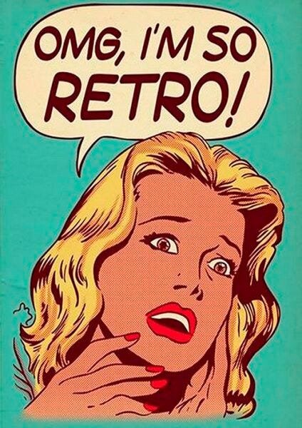 Quadro Decorativo Vintage Retro - PVC 2mm 40x60 - 1