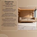 Ver imagem 7 de Sofá 3 Lugares 240cm Pés Madeira Premium Compose Bouclê Corino Sala Clinica Recepçao Luxo