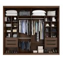 Ver imagem 4 de Guarda-roupa Mdf 2 Portas 6 Gavetas Atraente