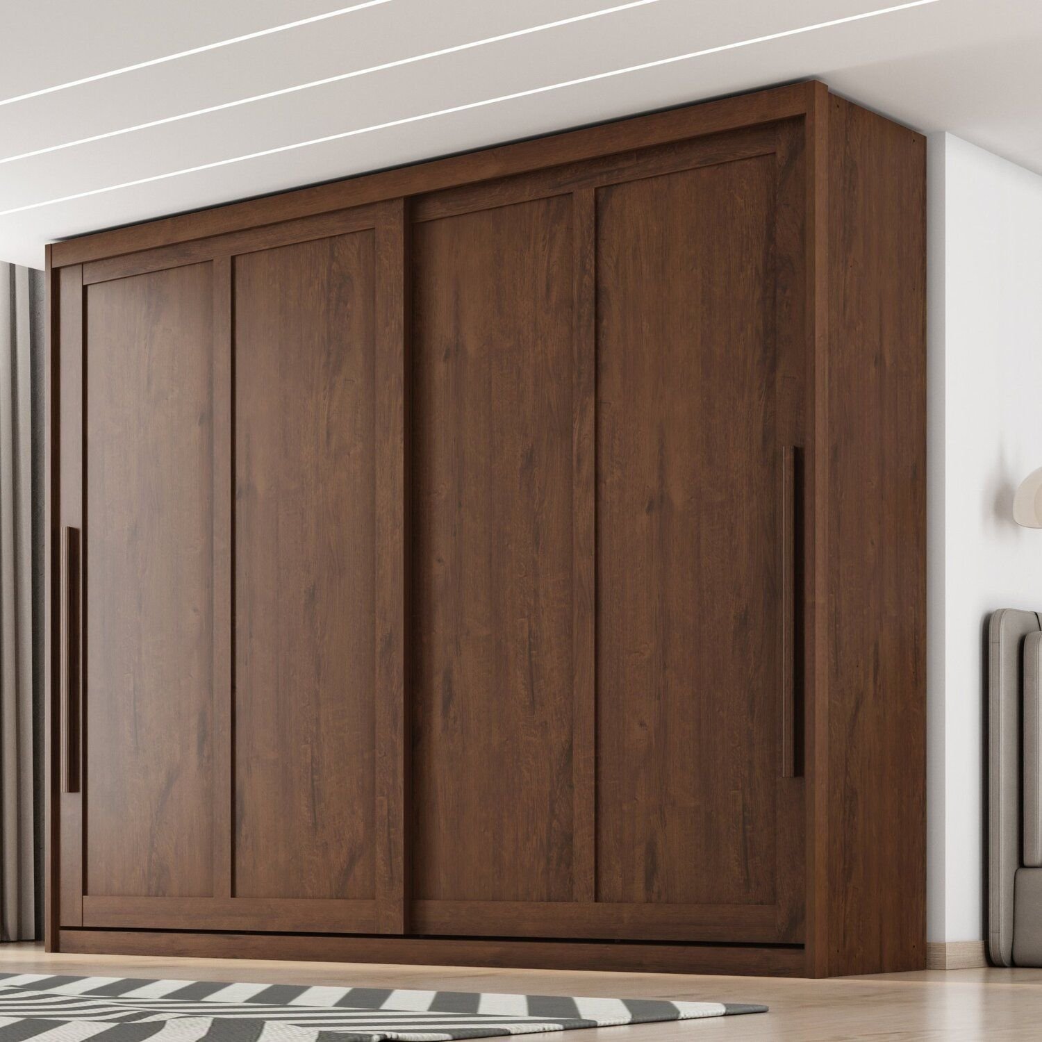 Guarda-roupa Mdf 2 Portas 6 Gavetas Atraente