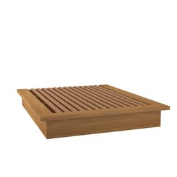 Kit Quarto com Cama + Cabeceira + 2 Mesas de Cabeceira Mdf Cor:freijó - 4