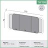 Kit Quarto com Cama + Cabeceira + 2 Mesas de Cabeceira Mdf Cor:freijó - 6