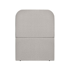 Cabeceira Estofada Queen Alana 100cm Linho Cinza