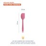 ESPÁTULA DE SILICONE DUPLO RETA PÃO DURO - OIKOS - 2