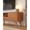 Ver imagem 5 de Rack Ares 1,80m para Tv 75" com 2 Portas Mavaular:naturalle