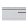 Balcão Cozinha C/ Rodapé Gabinete Pia 150cm 3 Ptas 1 Gav Veneza Multimóveis Mp2107.964 Branco/ - 5