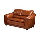 Ver imagem 6 de Jogo de Sofá 2 e 3 Lugares Sala de Estar Veneza Couro Conhaque - Gran Belo