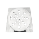 Ver imagem 2 de Tampa Ralo Grelha Quadrado 10x10cm Inox Função Abre / Fecha:Cromado