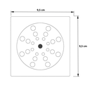 Ver imagem 6 de Tampa Ralo Grelha Quadrado 10x10cm Inox Função Abre / Fecha:Cromado