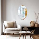 Ver imagem 3 de Espelho Decorativo Choker Aplique 2 60x40cm Oval