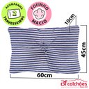 Ver imagem 6 de Puff Multiuso 3 em 1 Casal com Travesseiro Jacquard Azul Bf Colchões