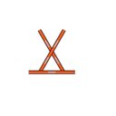 Ver imagem 1 de Colete Refletivo em X Segurança Obra Flanelinha Motoboy - Laranja - Único