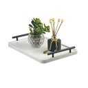 Ver imagem 3 de Bandeja Cantinho do Café Decorativa para Servir Bebidas 28x40:branco/preto Fosco