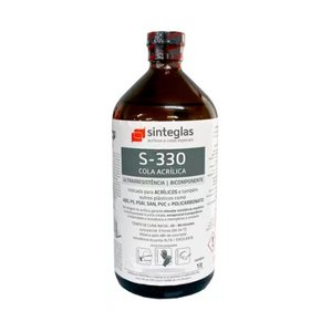 Cola Ultrarresistência Acrílico-policarbonato S-330 (01 Lit)