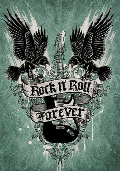 Ragazza Del Rock Star Che Gioca Charra Illustrazione Vettoriale - Foto 8