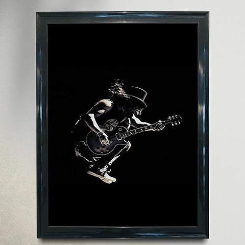 Quadro Decorativo Musica Guittar - PVC 1mm 30x45 - 1
