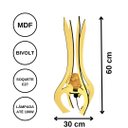 Ver imagem 3 de Luminária de Chão MDF PALACE:MDF CRU/60x30cm