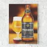Quadro Decorativo Bar e Boteco Cerveja Proibida - PVC 1mm 30x45 - 1