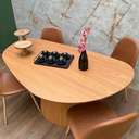 Ver imagem 5 de Mesa de Jantar Modelar Orgânica Bumerangue em Freijo 1.40x90cm Modelar Art Moveis