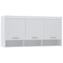 Ver imagem 1 de Armário Aéreo Ponte Modulado 165cm Taiga Branco L01 - Mpozenato