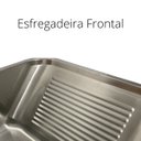 Ver imagem 2 de Tanque Lavanderia 55 X 45 com Acessórios Aço Inox 304 Polido