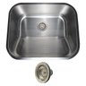 Tanque Lavanderia 55 X 45 com Acessórios Aço Inox 304 Polido - 1