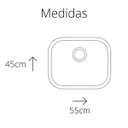 Ver imagem 5 de Tanque Lavanderia 55 X 45 com Acessórios Aço Inox 304 Polido