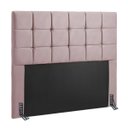Ver imagem 2 de Cabeceira Cama Box Solteiro 90 Cm Malta em Suede com Frame:rose