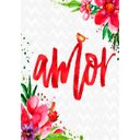 Ver imagem 2 de Quadro Decorativo Frases Motivacionais Amor Flores - PVC 2mm 40x60