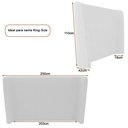 Ver imagem 4 de Cama Japonesa com Cabeceira Corea Seo King Bouclé Suave Off White - Sallar Home