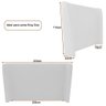 Cama Japonesa com Cabeceira Corea Seo King Bouclé Suave Off White - Sallar Home - 4