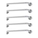 Ver imagem 1 de Alça de Apoio Barra Inox 80cm Idoso Kit 5 Unidades Cadeirante Acessibilidade Deficiente Banheiro Cor