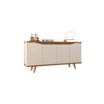 Buffet Grace Off White/cedro - Casa D Móveis - 1