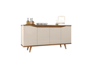 Ver imagem 1 de Buffet Grace Off White/cedro - Casa D Móveis