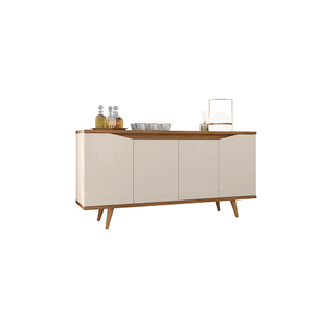 Buffet Grace Off White/cedro - Casa D Móveis