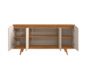 Ver imagem 3 de Buffet Grace Off White/cedro - Casa D Móveis