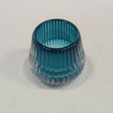 Ver imagem 4 de Castiçal Porta Vela Decorativo Home&co Vidro 6x7x7cm Azul