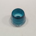 Ver imagem 3 de Castiçal Porta Vela Decorativo Home&co Vidro 6x7x7cm Azul