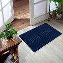 Ver imagem 2 de Capacho Porta Entrada Chao Varanda Jardim Tapete Antiderrapanete Macio Base PVC Casa Luxo Azul