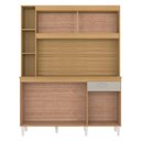 Ver imagem 3 de Cozinha Kit Duda 140 cm Damasco Off White – Poquema