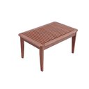 Ver imagem 1 de Mesa Centro Lateral Apoio Retangular em Madeira Maciça