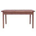 Ver imagem 3 de Mesa Centro Lateral Apoio Retangular em Madeira Maciça