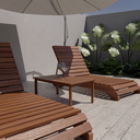 Ver imagem 5 de Mesa Centro Lateral Apoio Retangular em Madeira Maciça