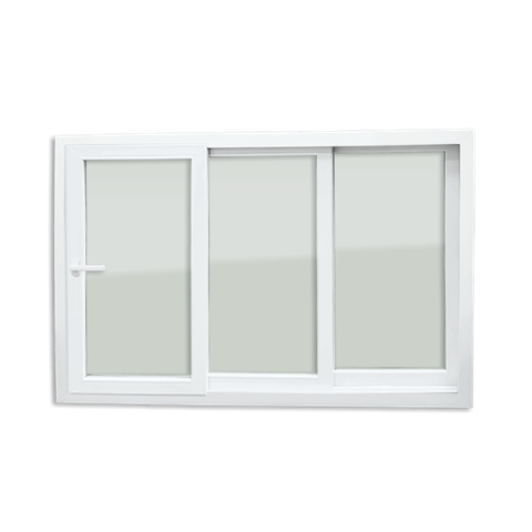 Janela PVC 3F. 100 x 150 V.Liso c/Cremona Brimak