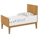 Ver imagem 3 de Berço Americano e Guarda Roupa Unique 4 Portas Freijó Branco Soft Eco Wood - Matic